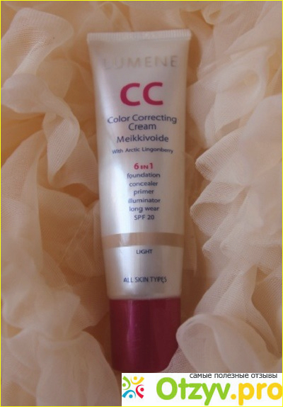 Минусы CC Color Correcting Cream от Lumene