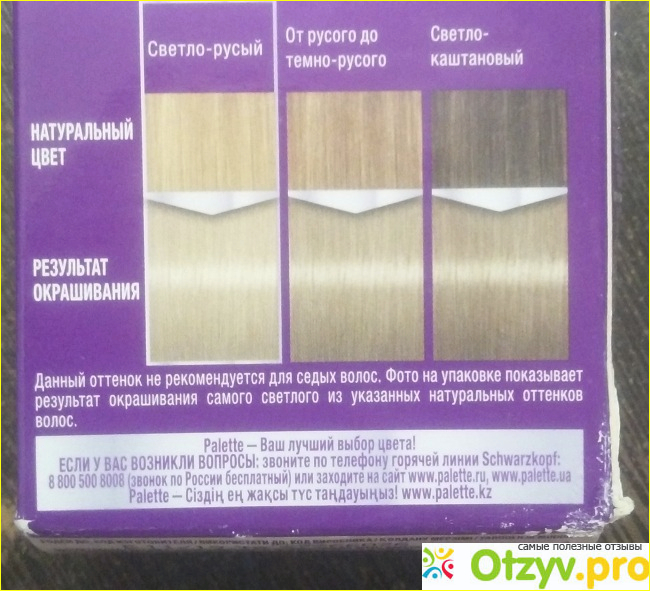 Стойкая крем-краска для волос Palette Интенсивный цвет с улучшенным кератин-комплексом фото1