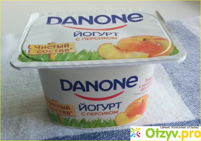 Отзыв о Йогурт с персиком Danone