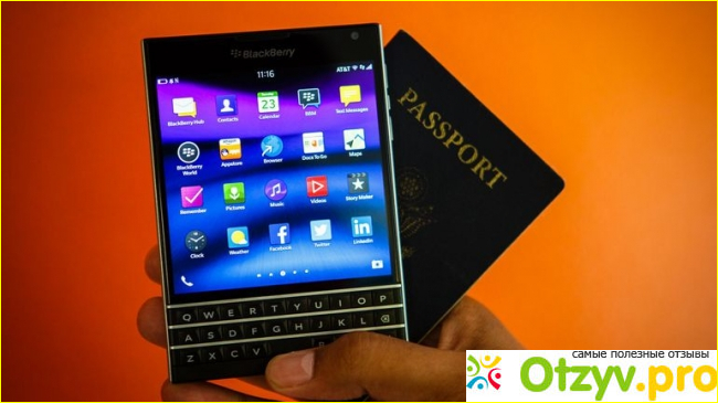 Общие впечатления о телефоне Blackberry passport