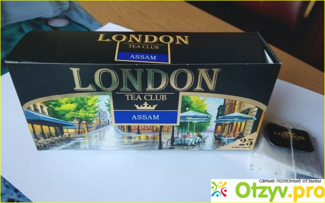 Отзыв о Чай черный байховый гранулированый London tea club Ассам в пакетиках