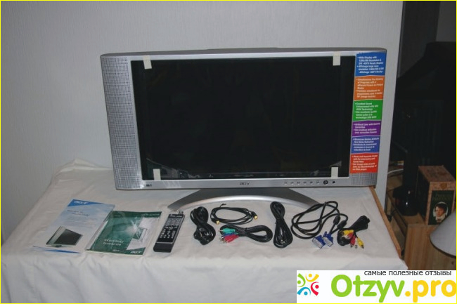Основные технические характеристики телевизора Acer AL2671W