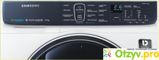 Основные возможности и особенности стиральной машины Samsung ww65k52e69sdlp
