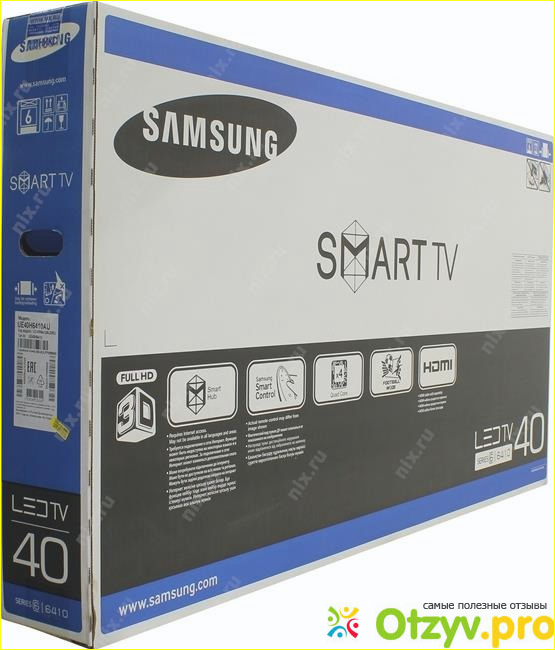 Отзыв о жидкокристаллическом телевизоре Samsung ue40h6410au