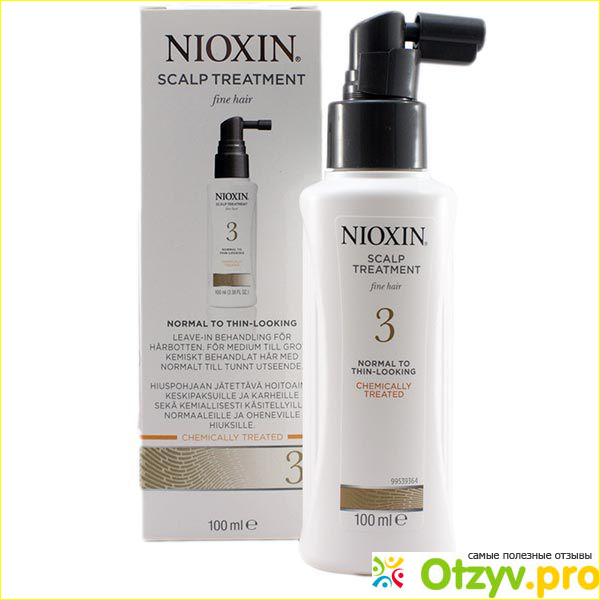 Шампунь Nioxin система 3 - для ухода за тонкими химически обработанными волосами.