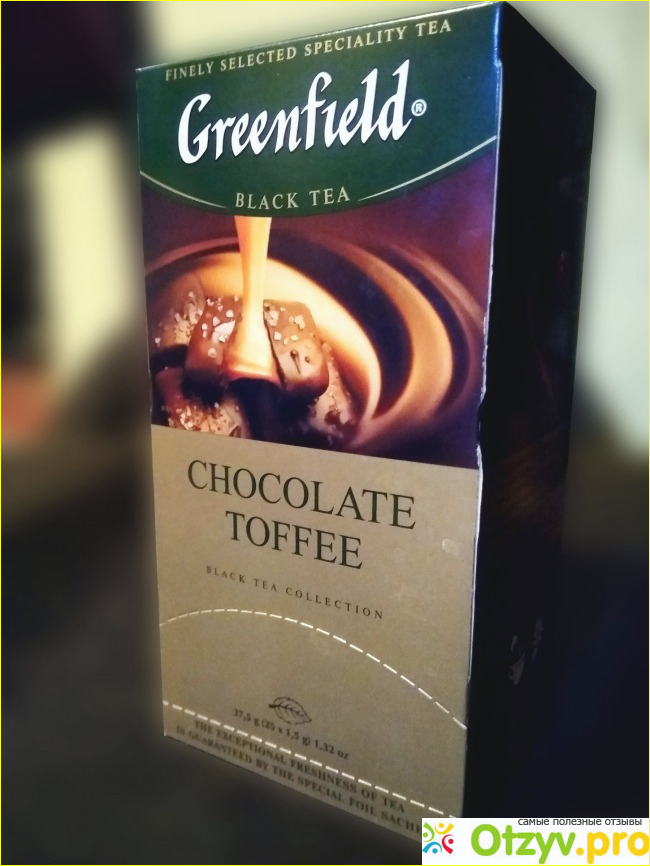 Отзыв о Чай Гринфилд Шоколад Тоффи (Chocolate Toffee)