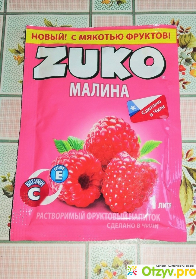 Отзыв о Растворимый фруктовый напиток Zuko со вкусом малины