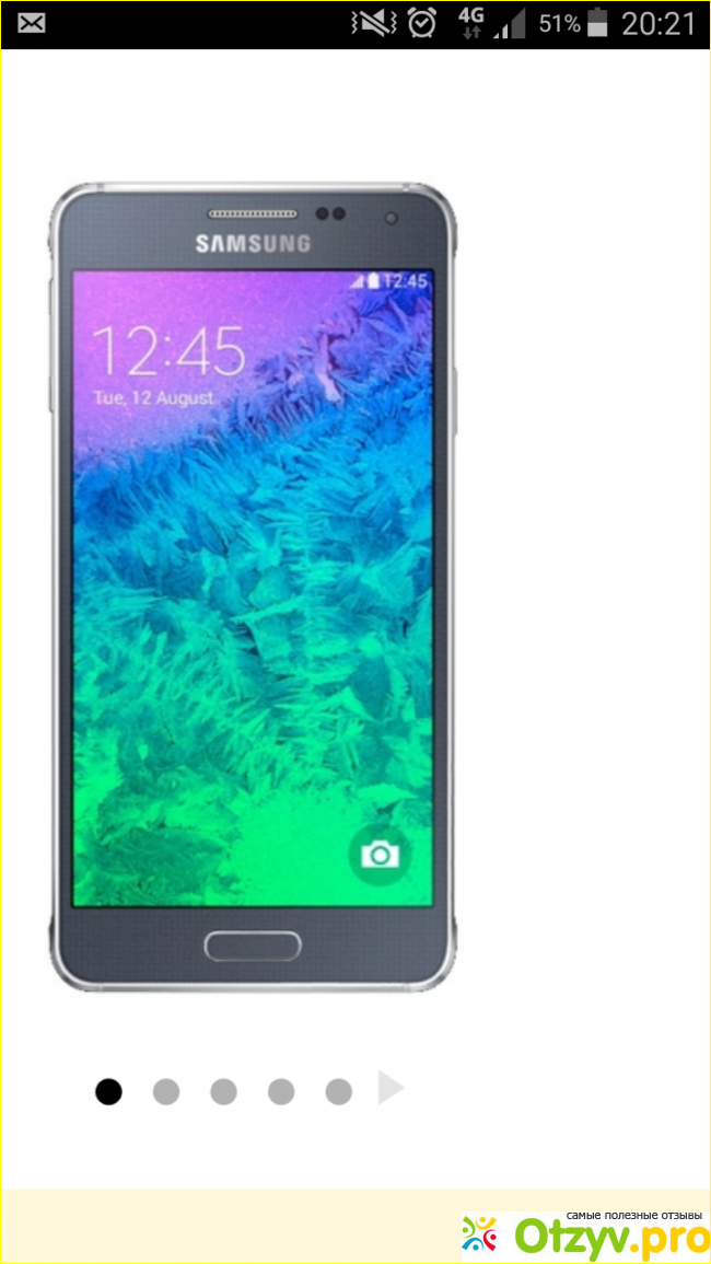 Смартфон Samsung Galaxy Alpha G850F фото1