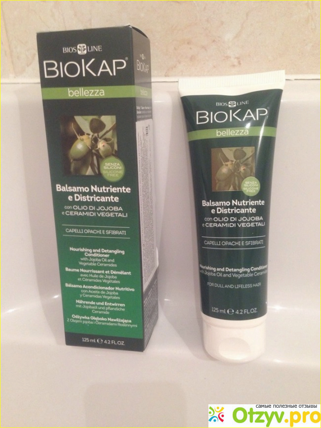 Кондиционер Biokap питательный с эффектом разглаживания спутанных волос фото4