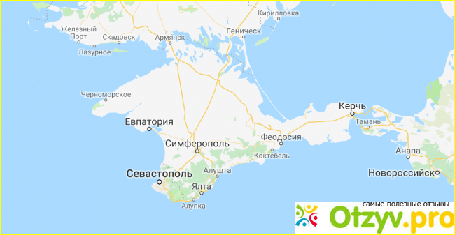 Отзыв о Крым карта
