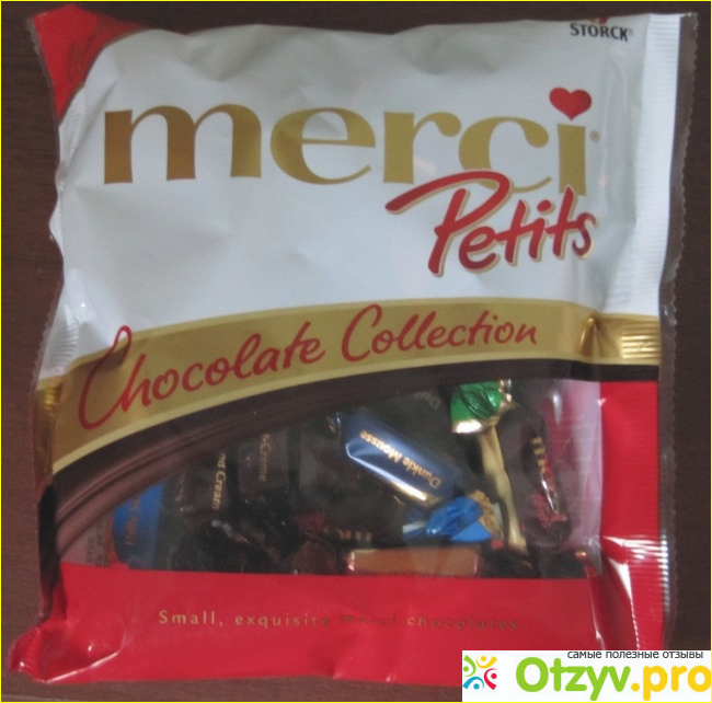 Отзыв о Шоколадные конфеты ассорти merci Petit Chocolate Collection с начинкой и без начинки (7 видов)
