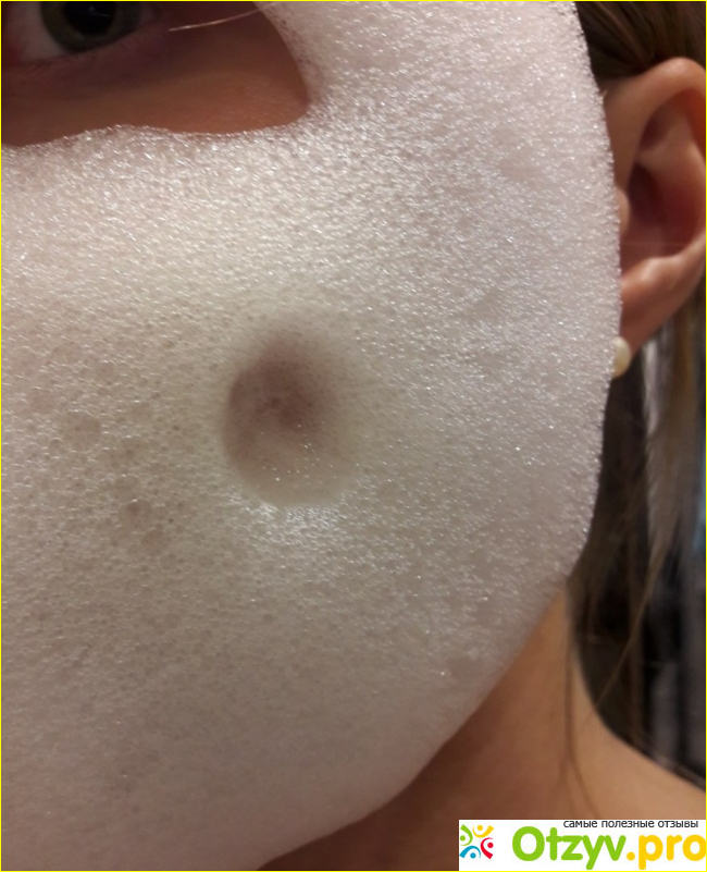 Тканевая маска для лица Etude organix Пузырьковая маска double bubble с яичным белком.