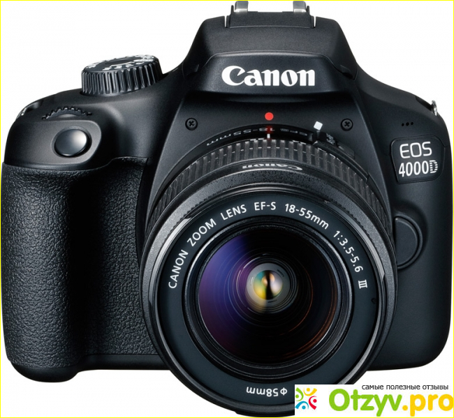 Что входит в комплект фотоаппарата Canon EOS 4000D?