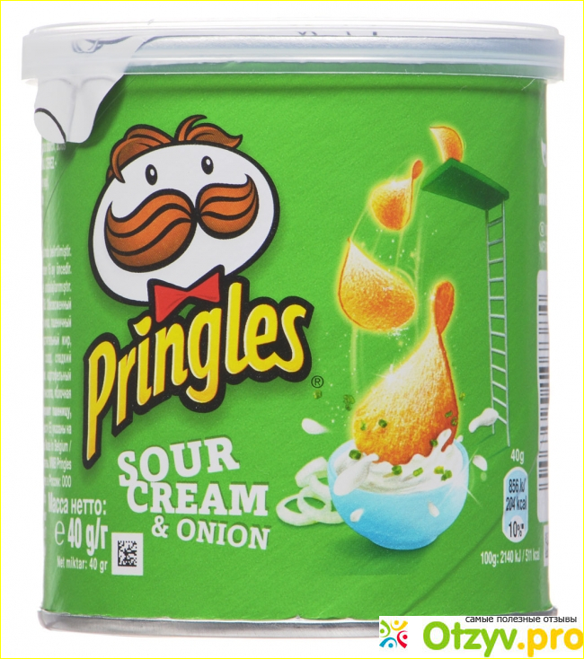 Отзыв о Чипсы Pringles сметана и лук