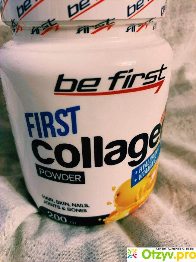 Be First Collagen + hyaluronic acid + vitamin C 200 грамм фото1