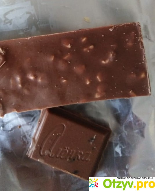 Отзыв о Аленка молочный шоколад с фундуком и изюмом Красный Октябрь