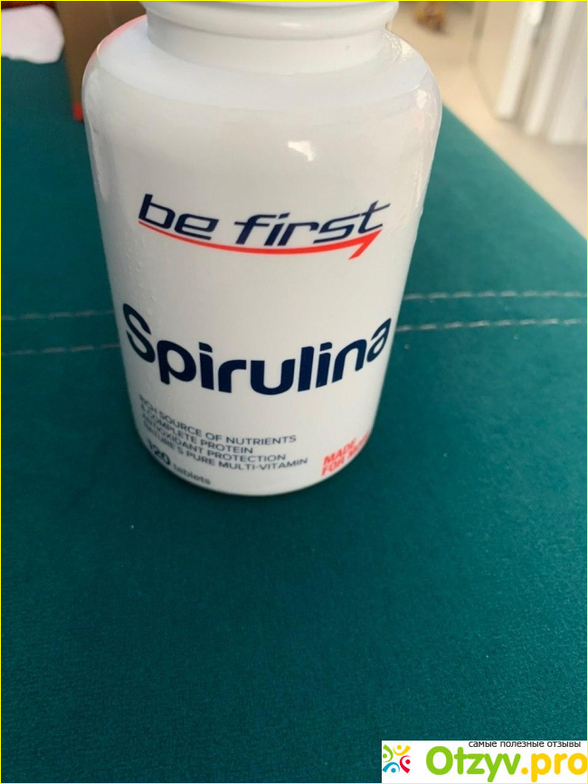 Отзыв о Be First Spirulina, 120 таблеток