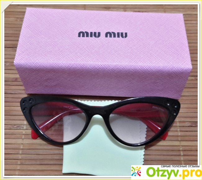 Солнцезащитные очки MiuMiu  фото2