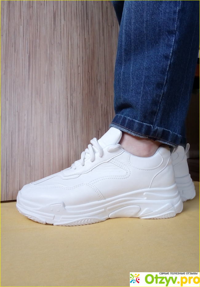 Белые женские кроссовки Mhysa от Аликспресс фото1