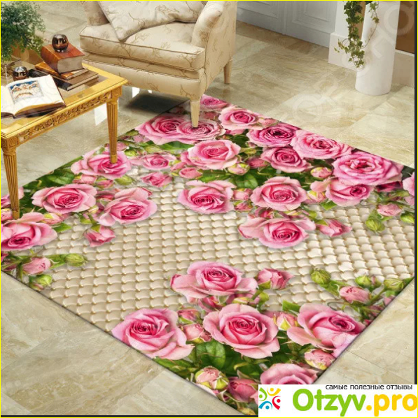 Набор ковров «Розовый сад» фото1