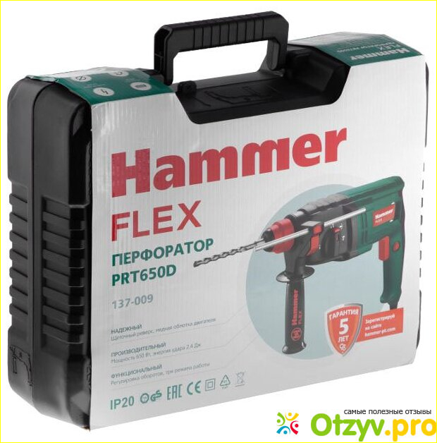 Отзыв о Перфоратор Hammer PRT1100LE Premium