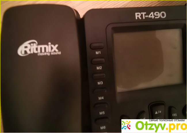  Стационарный проводной телефон Ritmix RT-490 – моё мнение