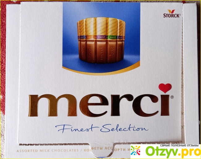 Отзыв о Конфеты ассорти из молочного шоколада Merci