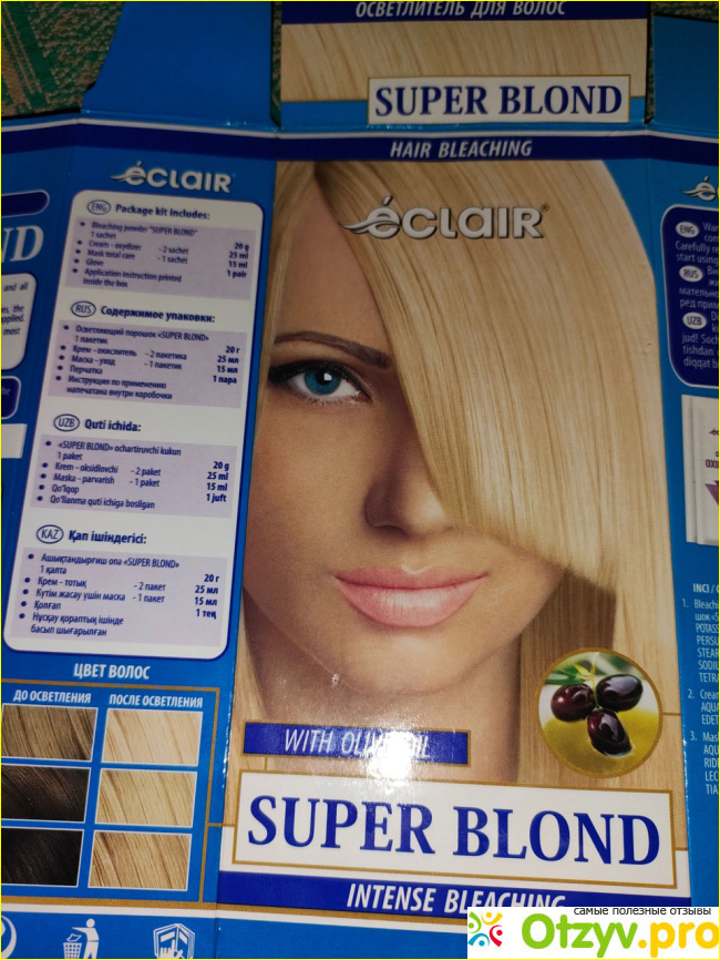 Отзыв о Средство для осветления волос ECLAIR SUPER BLOND