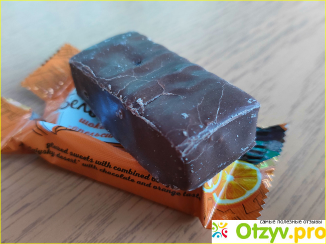 Конфеты Невский кондитер Белинский Бельгийский десерт со вкусом шоколада и апельсина фото3