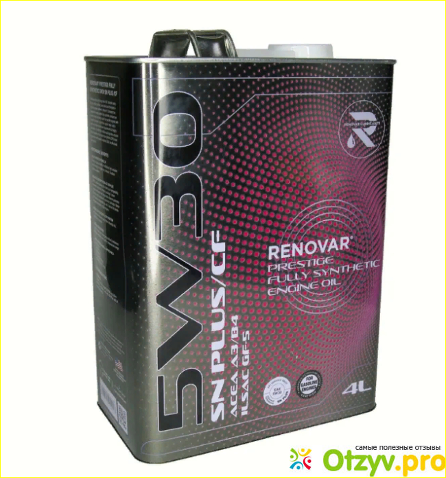 Отзыв о Моторное масло Renovar 5W30