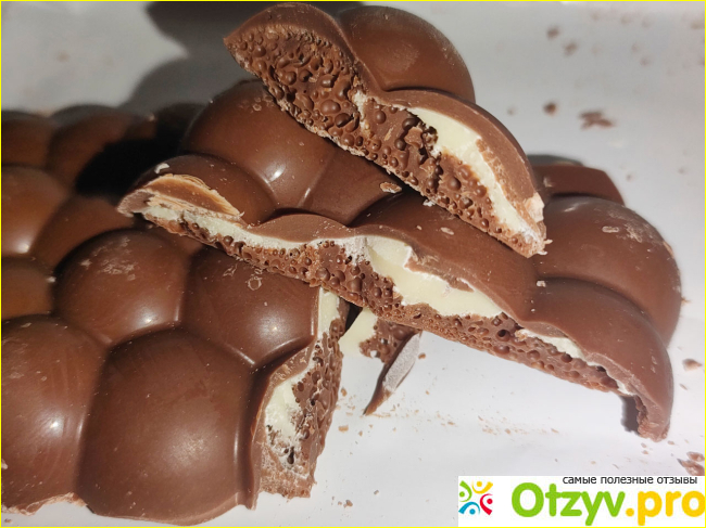Шоколад Milka Bubbles молочный пористый с бананово-йогуртовой начинкой фото3