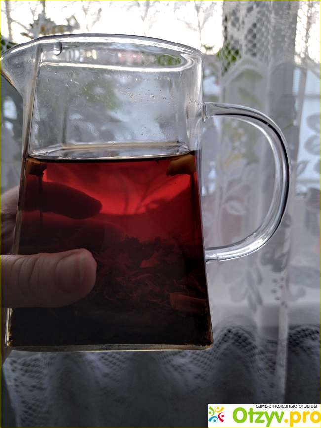 Черный чай с шиповником и яблоком 100гр. фото5