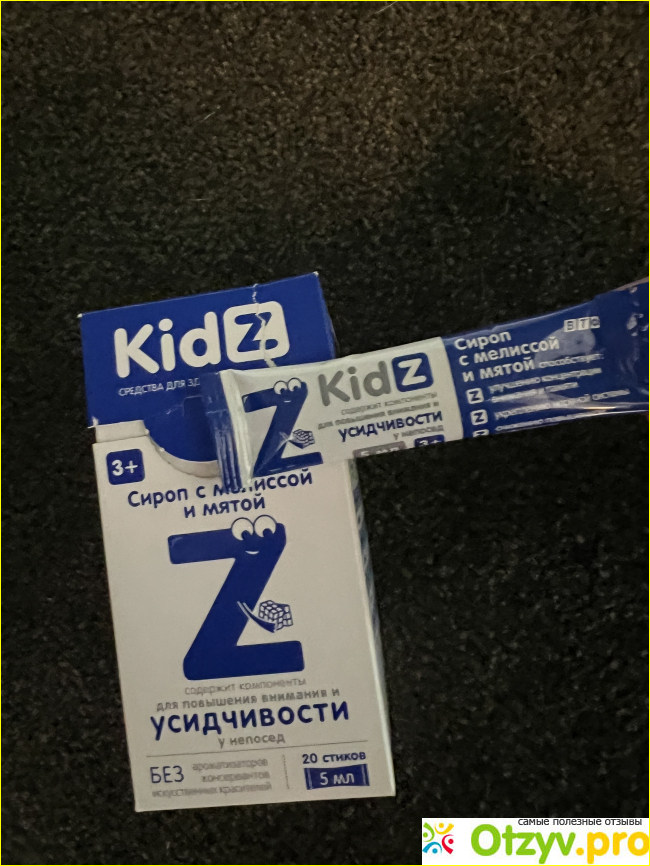 Отзыв о KidZ сироп с мелиссой и мятой