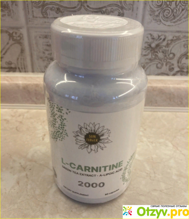 Отзыв о Антиоксидантный комплекс для похудения l-carnitine Sun Flower