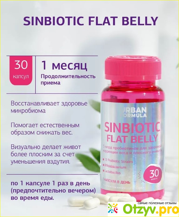 О средстве «Sinbiotic Flat Belly»